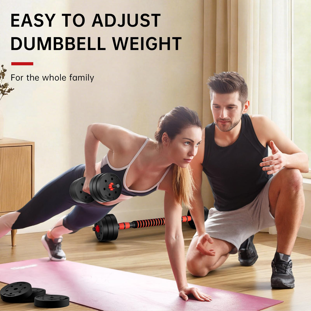 Adjustable Dumbbells Set of 2 Y5890
