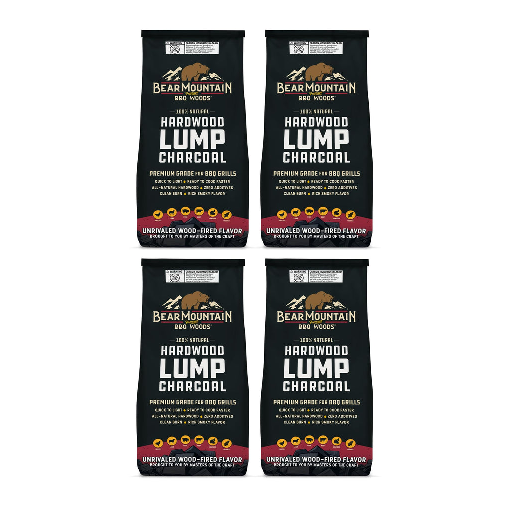 4 Pack Hardwood Lump Charcoal 16 Pounds G660885