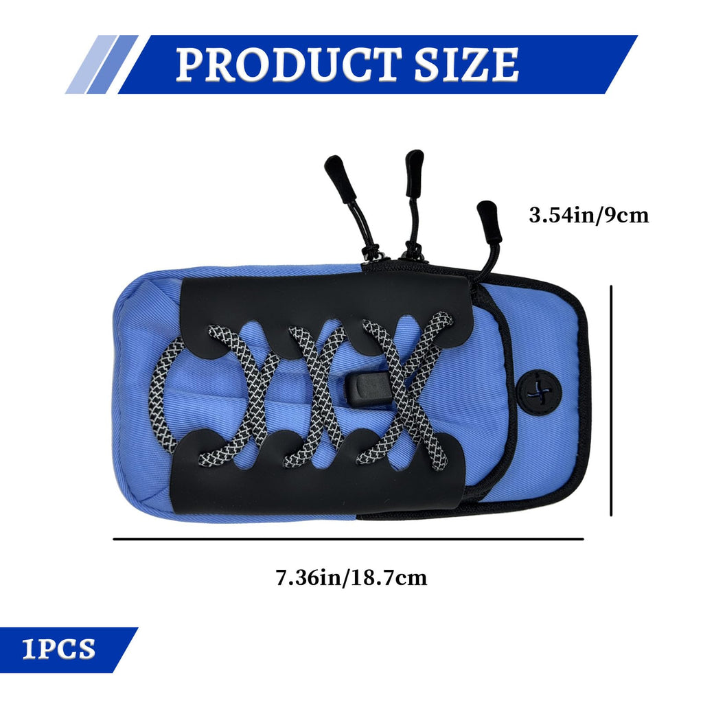 Waterproof Ebike Phone Storage Bag Battery Frame Pouch Blue Y30315