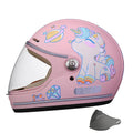 Kids Full Face Motorcycle Helmet with Visor, DOT Approved B9913
