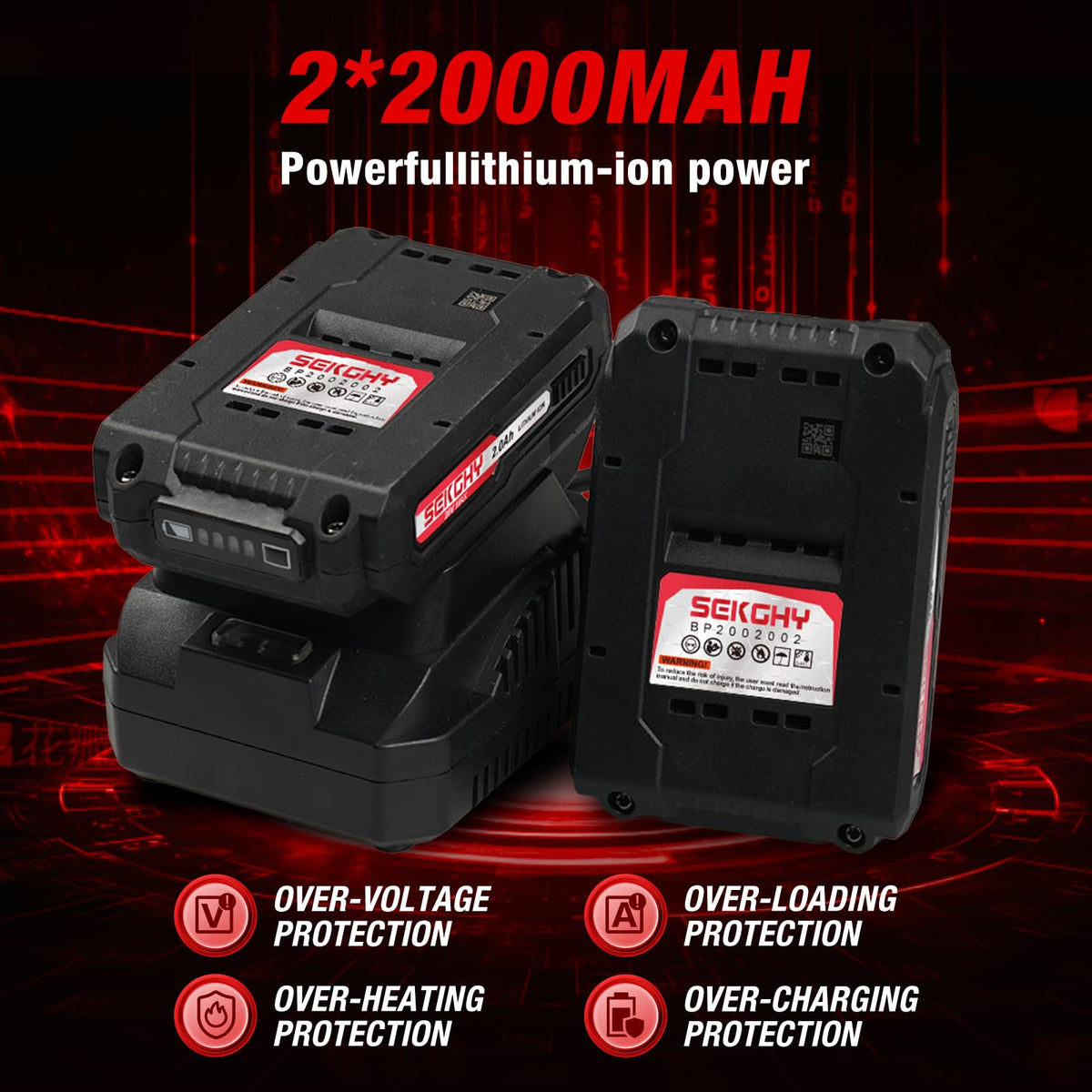 20V Cordless Drill Driver Kit with 2 Batteries F288754