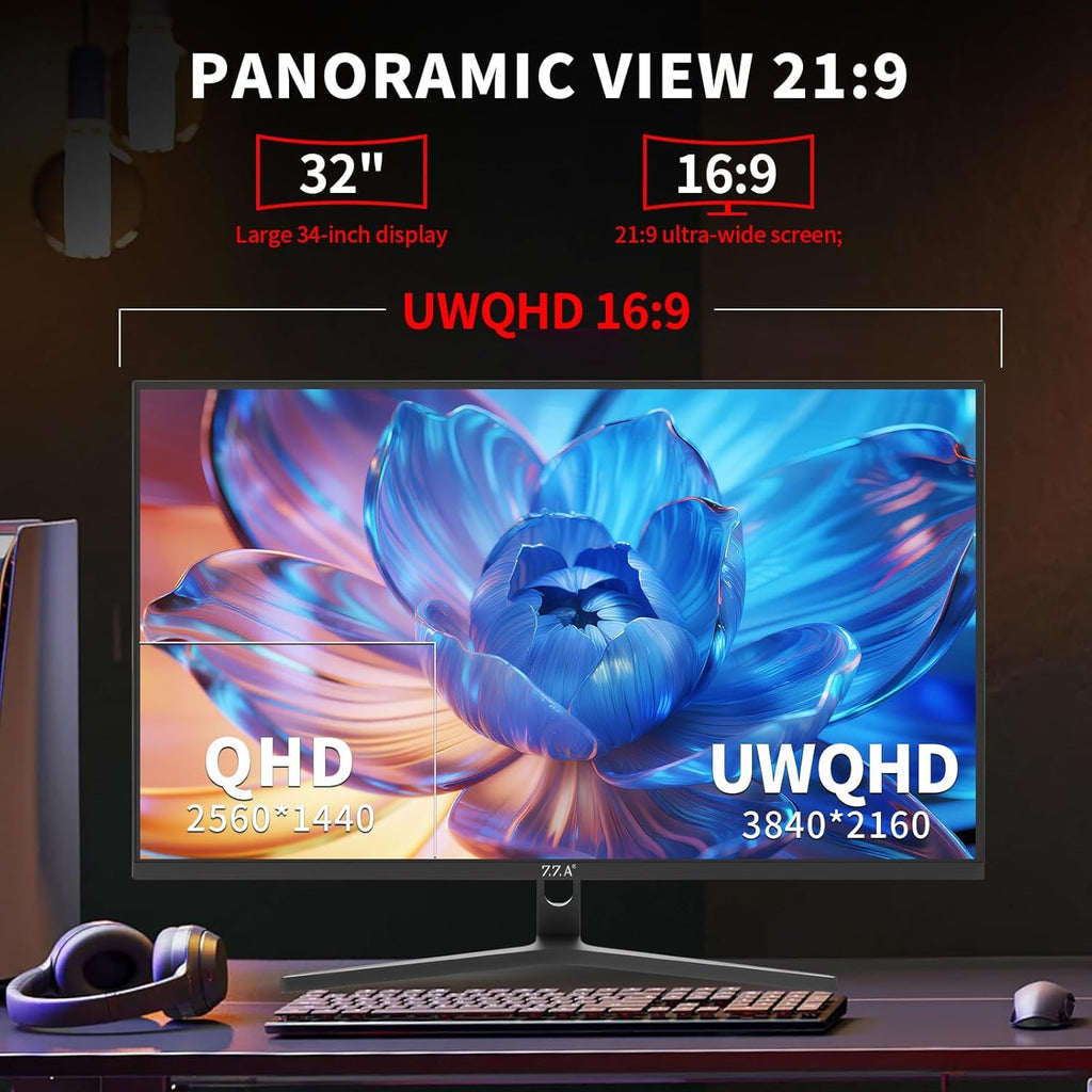 32" 4K UHD IPS Monitor 60Hz HDMI DP H9849
