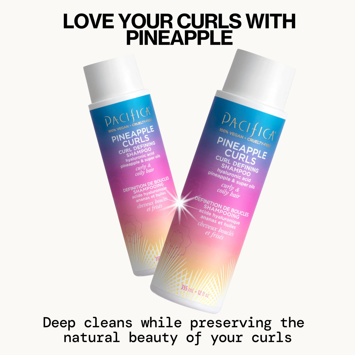 Curly Hair Shampoo & Conditioner Set, Sulfate Free C21003