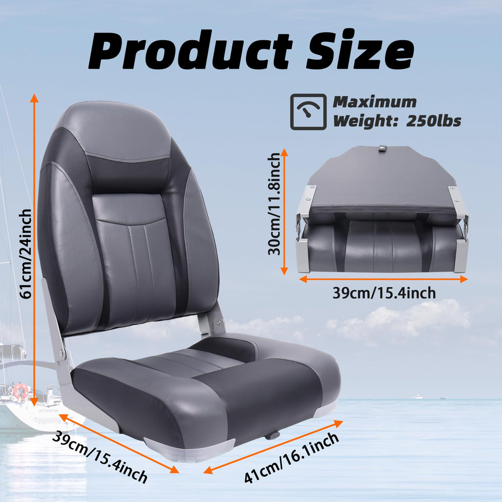 High Back Folding Boat Seat G107