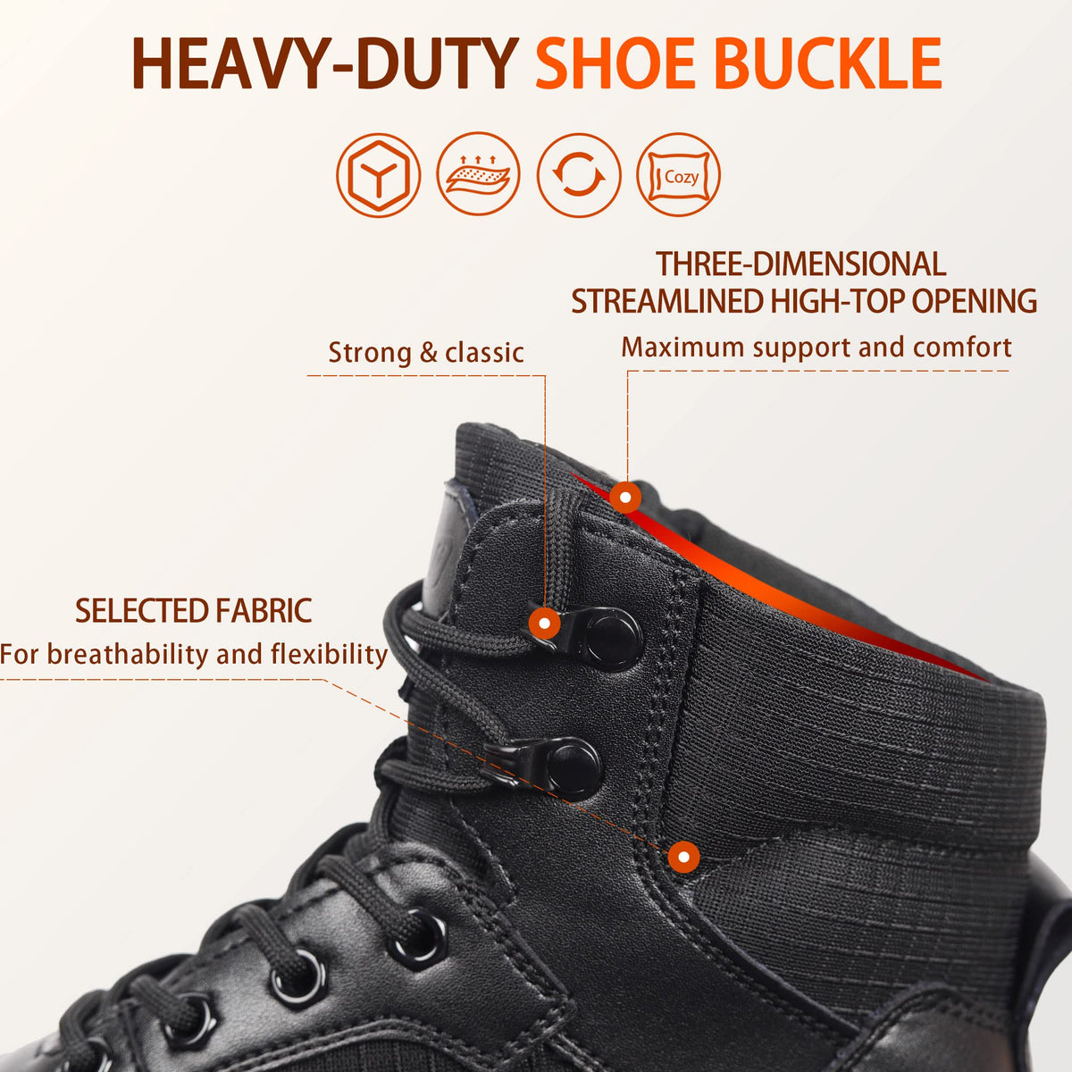Lightweight Tactical Work Boots M488