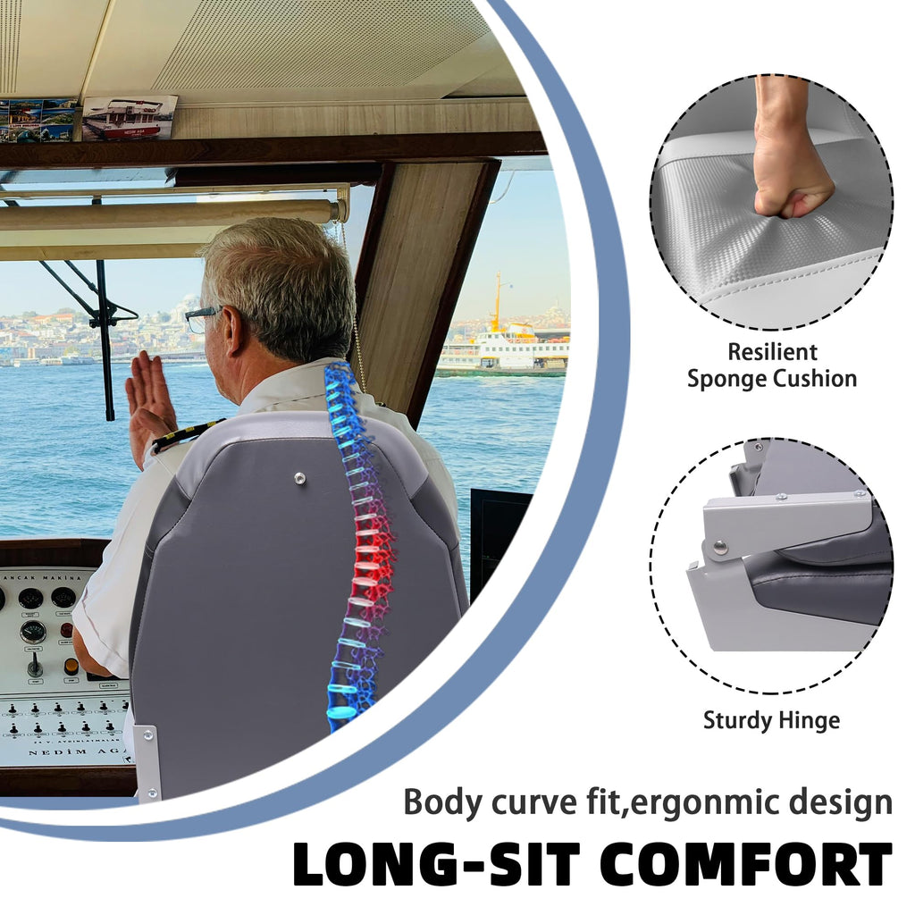 High Back Folding Boat Seat G107