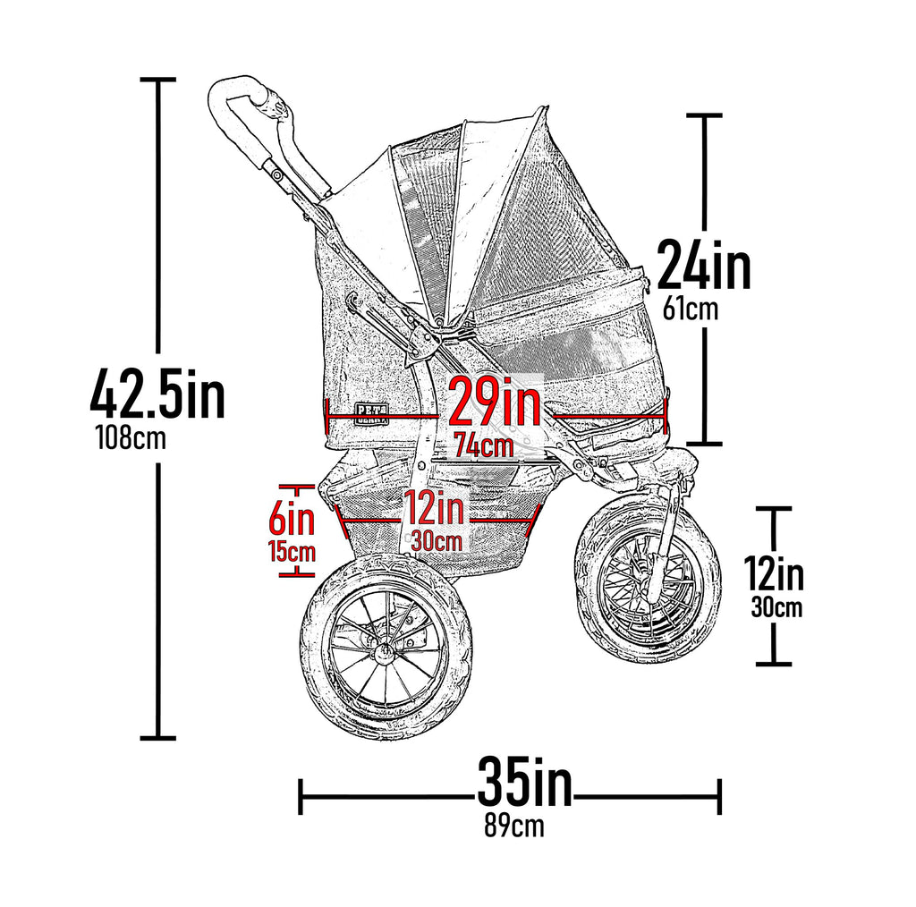 Extra Large Pet Stroller M814