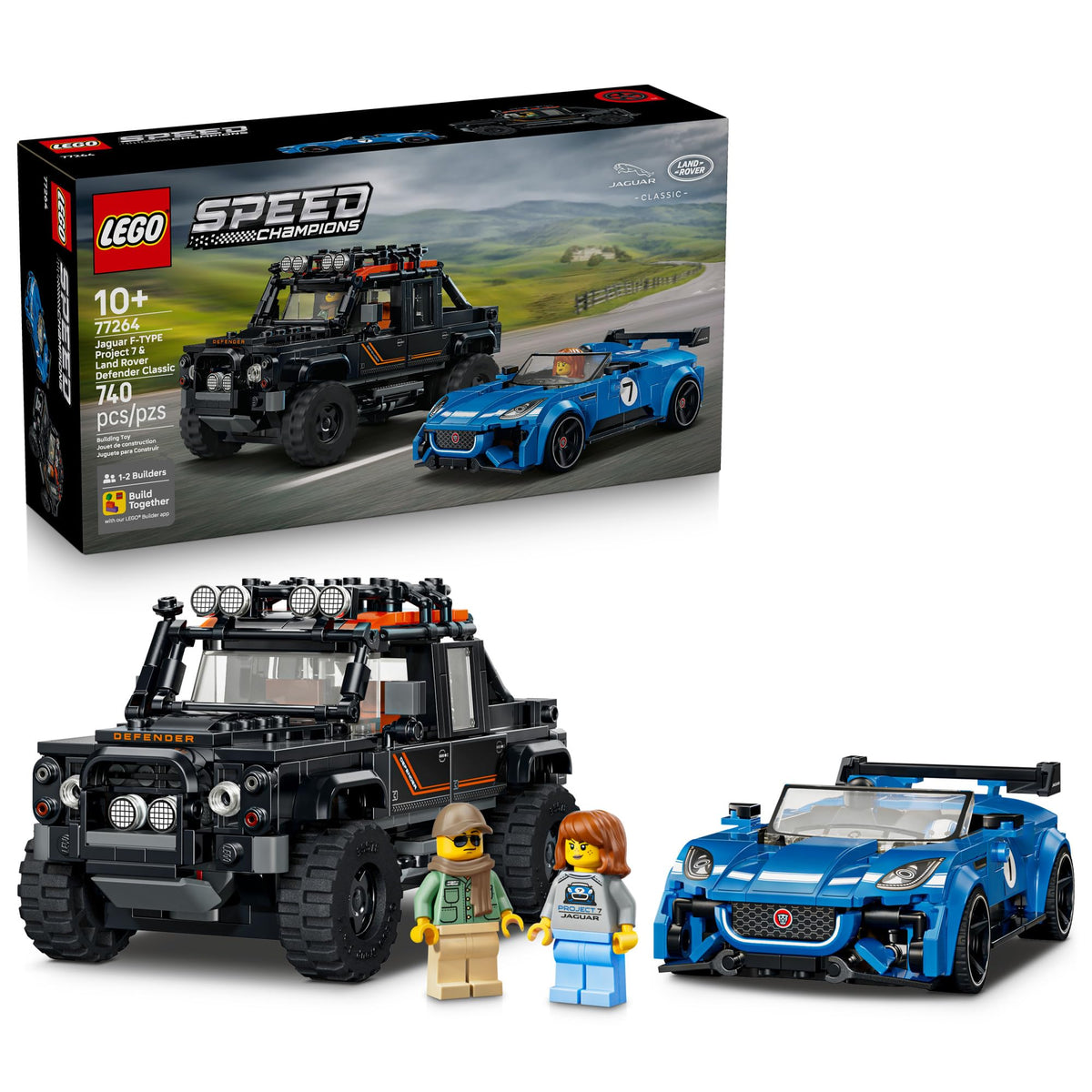 Jaguar Project 7 & Land Rover Defender 77264 E280