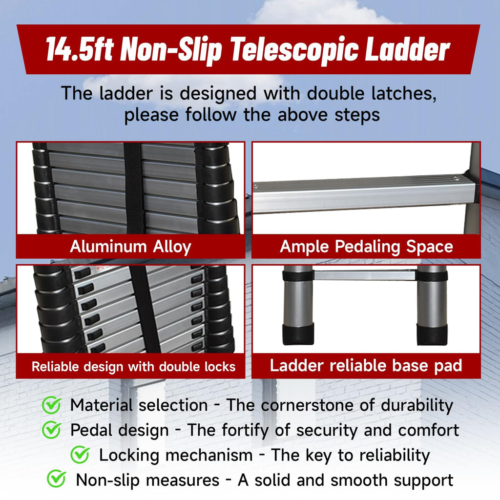 Aluminum Telescopic Ladder M65716