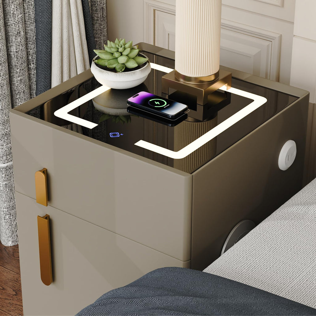 Nightstand with Wireless Charging B24283