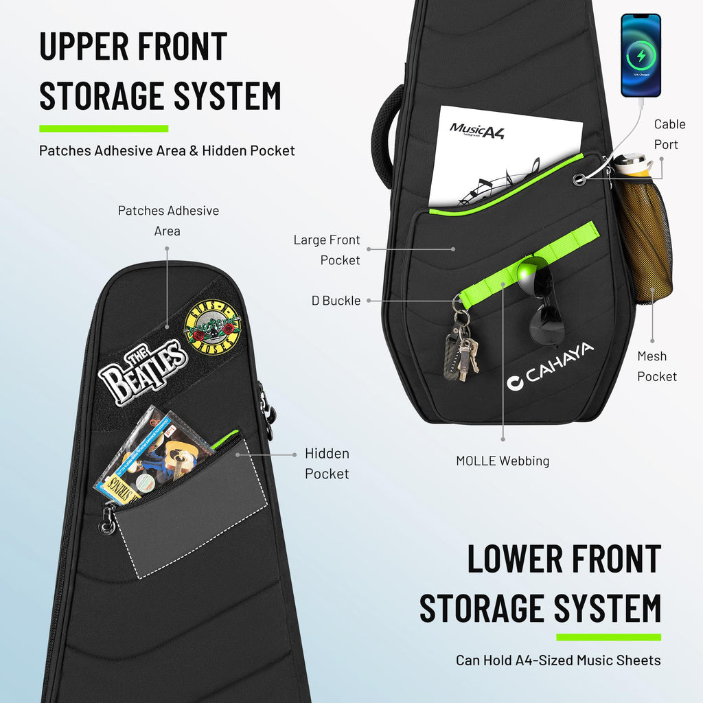 0.47in Thick Padding Electric Guitar Bag T721689