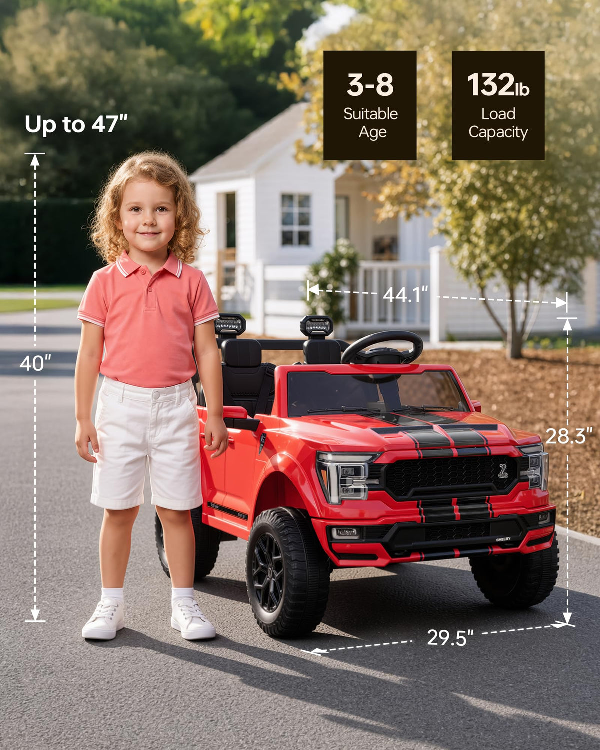 24V 2 Seater Ride on Toy Electric Car C137310
