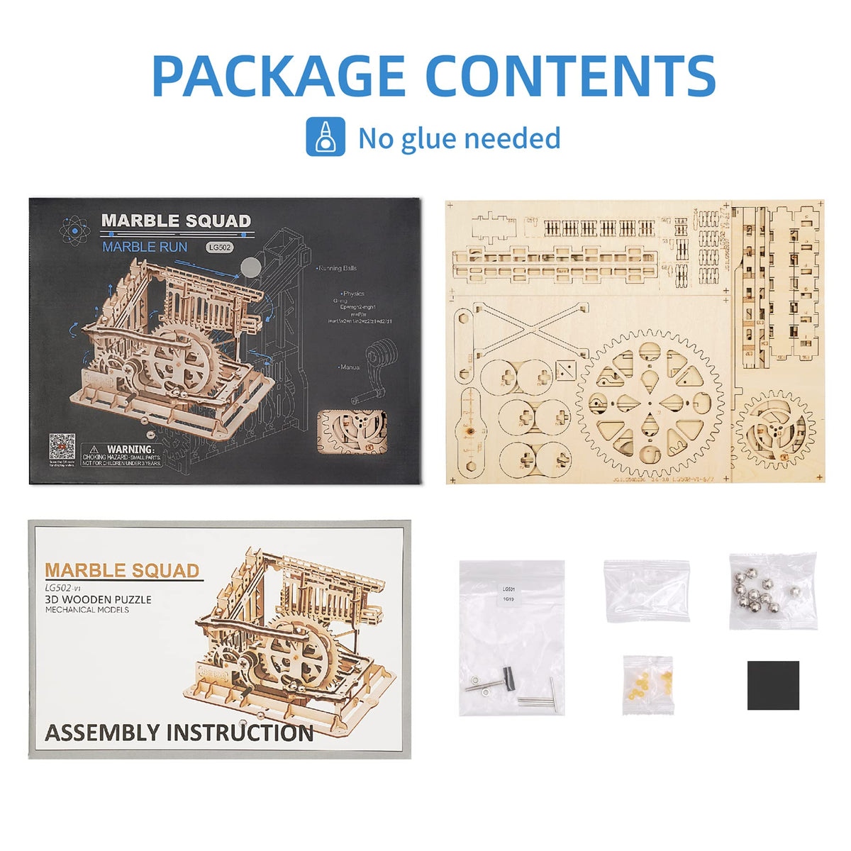 3D Wooden Mechanical Gears Craft Kit A9676