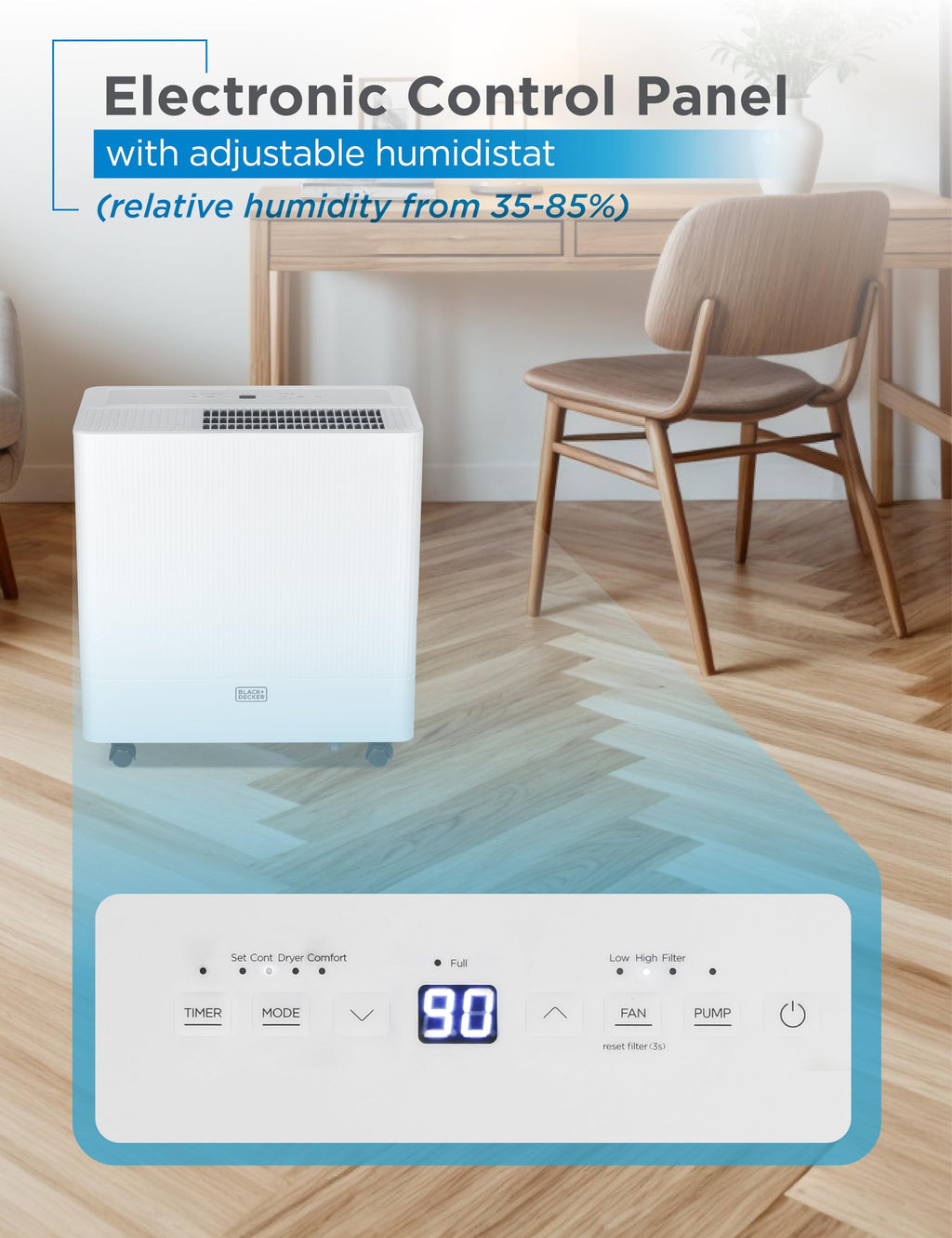50-Pint Portable Dehumidifier R677