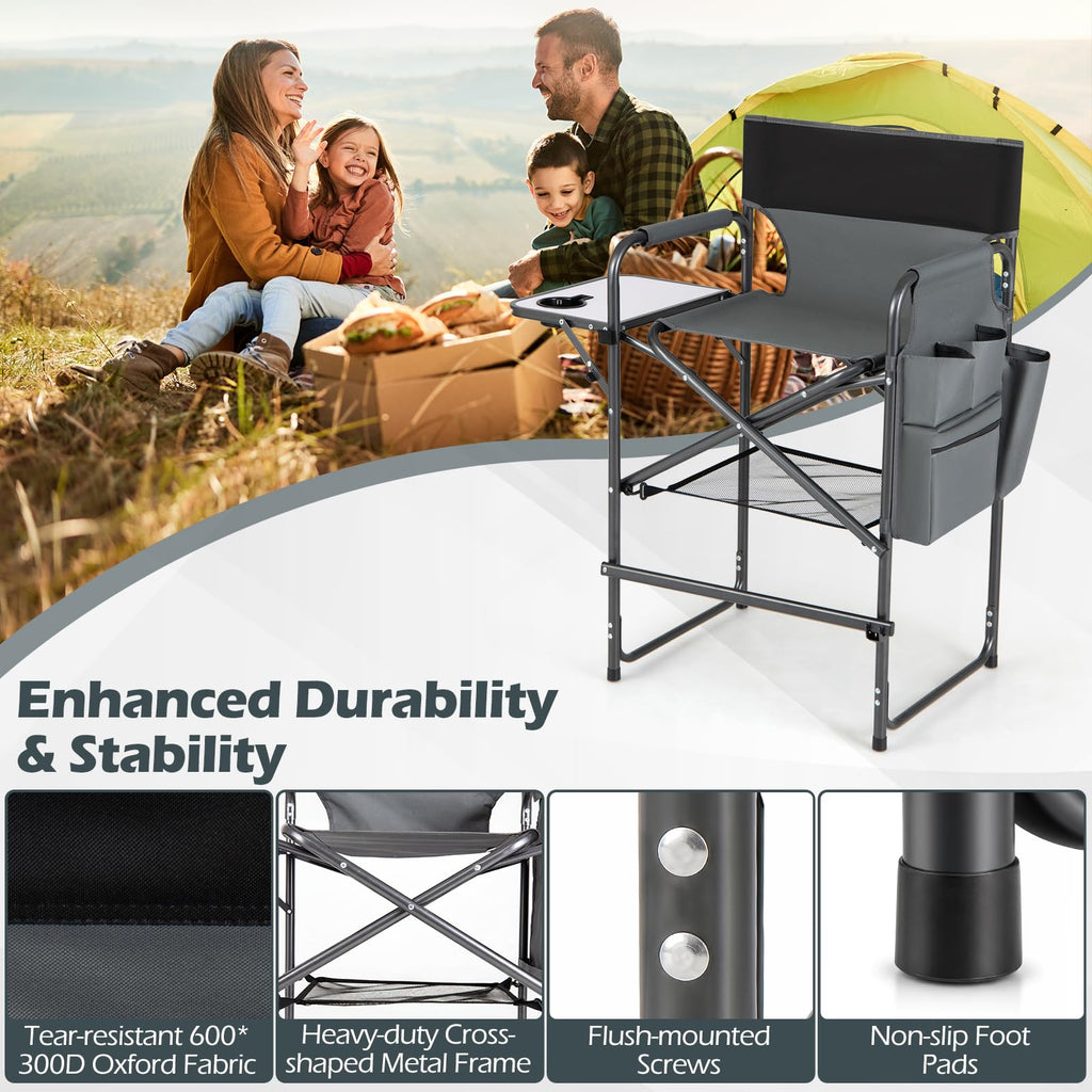 Folding Tall Director Chair Q572