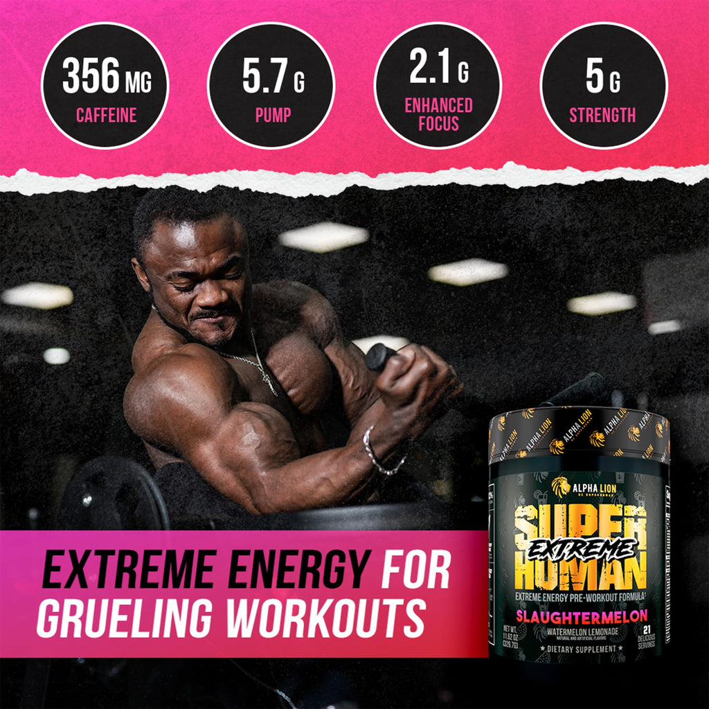 High Stim Pre Workout Powder with Beta Alanine & Caffeine (21 Servings) E780