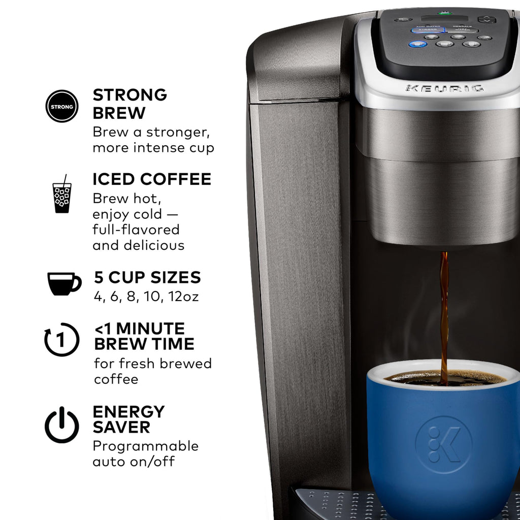 Single Serve K-Cup Pod Coffee Maker, 8 to 12oz Brew Size, Programmable C60064