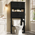 Wooden Over The Toilet Storage Cabinet with Barn Door I3441