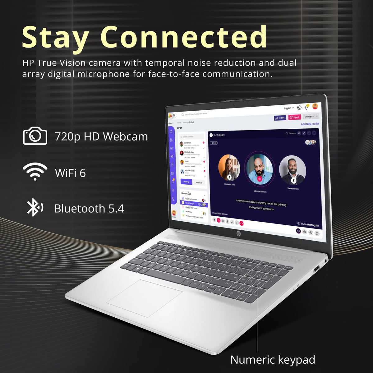 17.3" HD+ Touchscreen Laptop, AMD Ryzen 5, 16GB RAM, 1.5TB Storage, Silver T2573