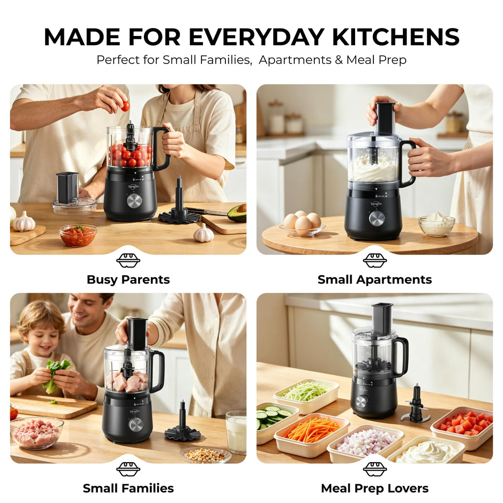 400W 4-Cup Mini Food Processor C24093
