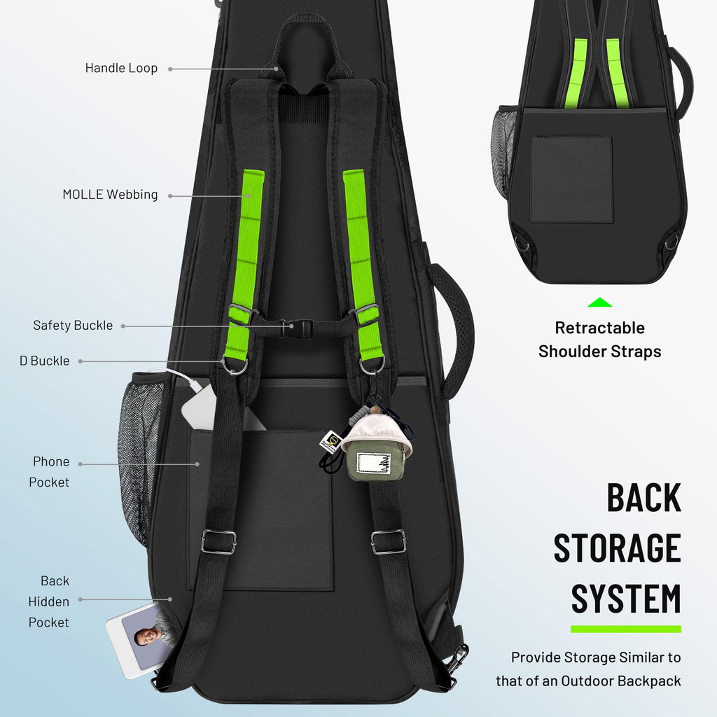 0.47in Thick Padding Electric Guitar Bag T721689