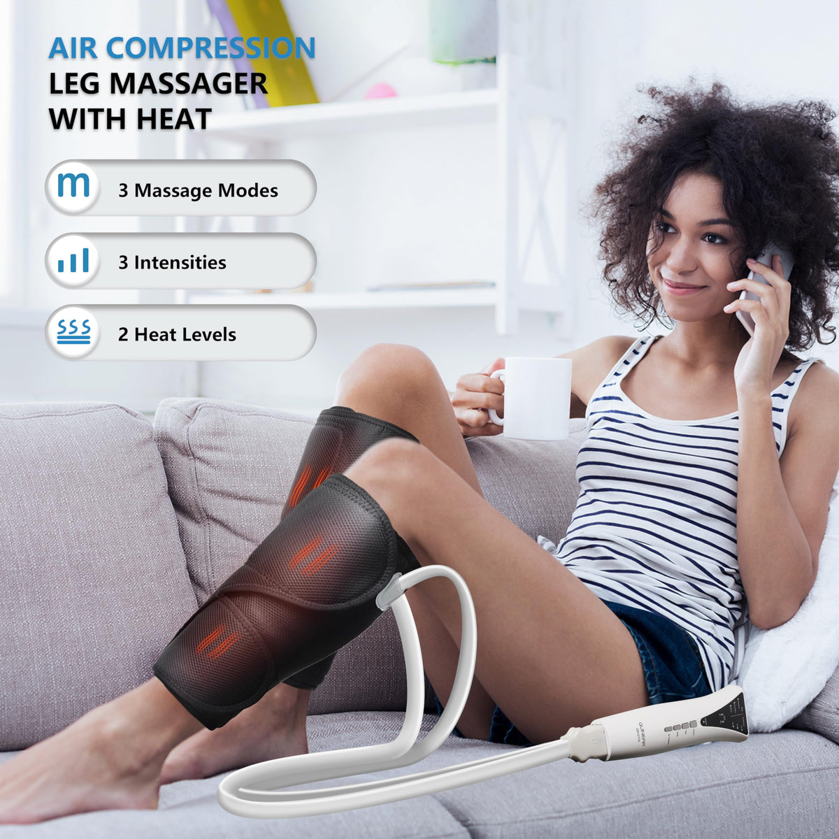 Heated Leg Compression Massager B536357