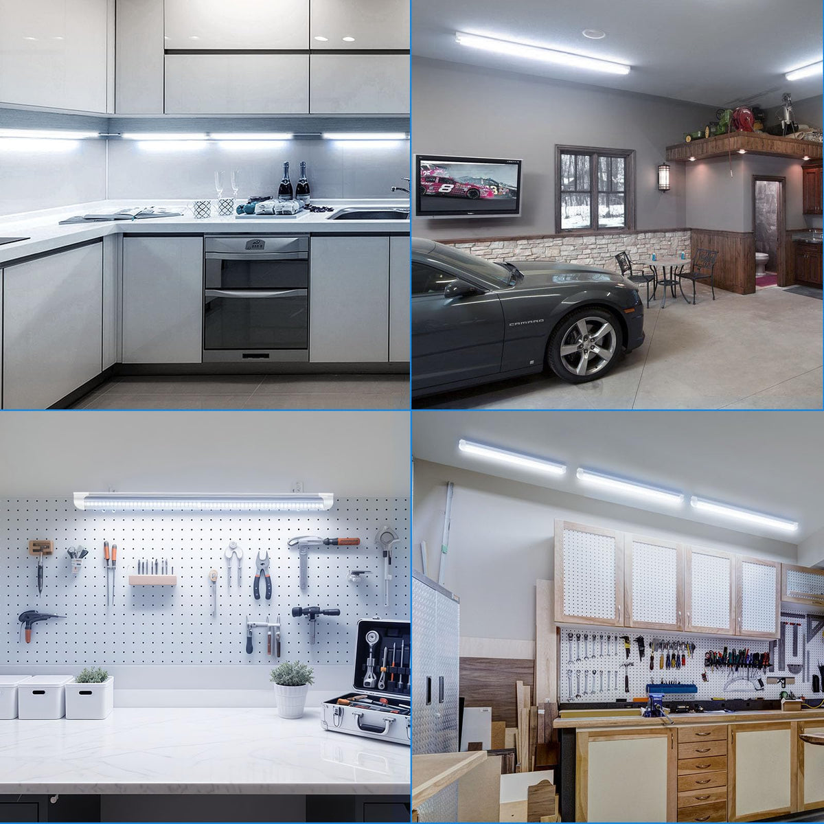 2FT 25W 3750LM 6500K Linkable LED Shop Light L62204