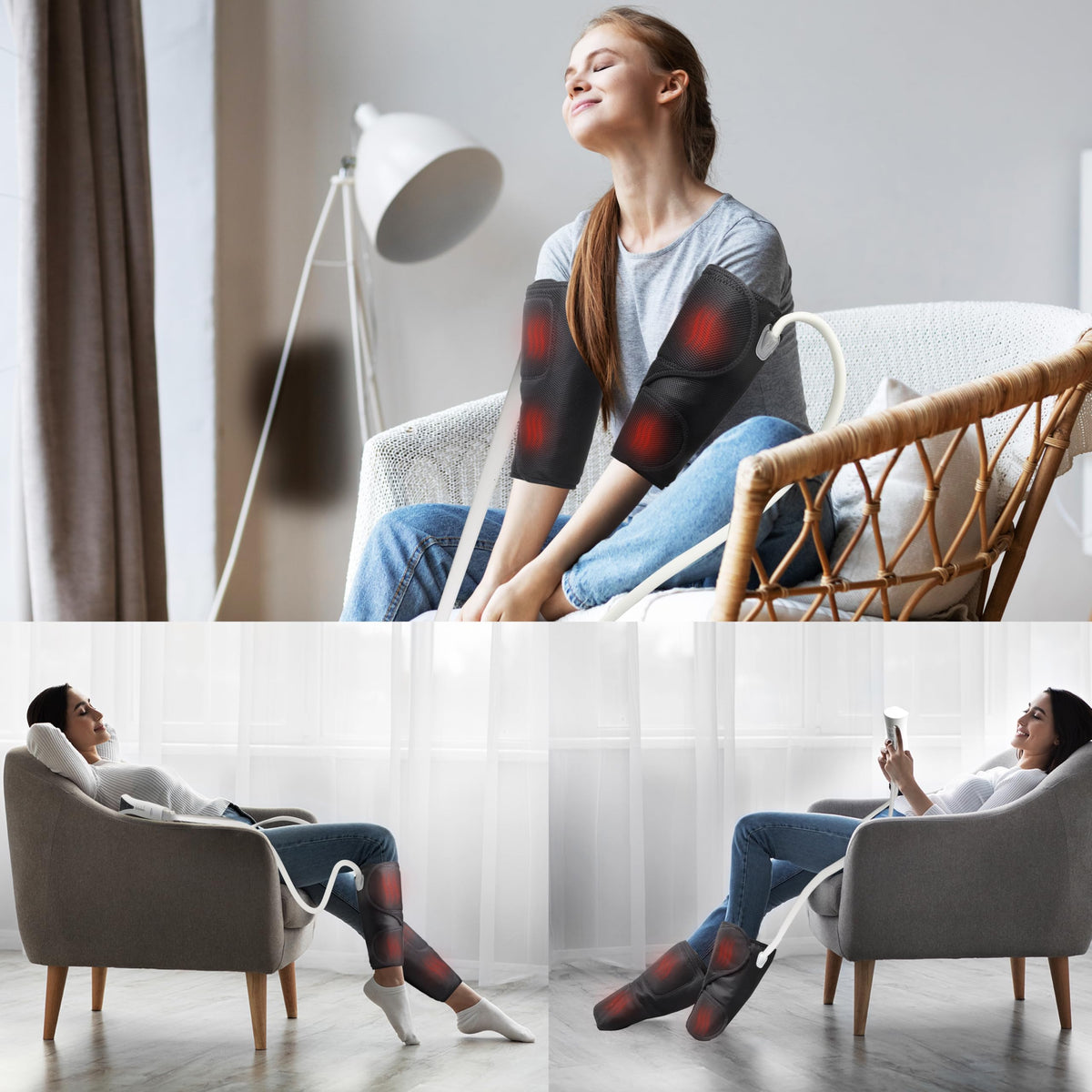 Heated Leg Compression Massager B536357