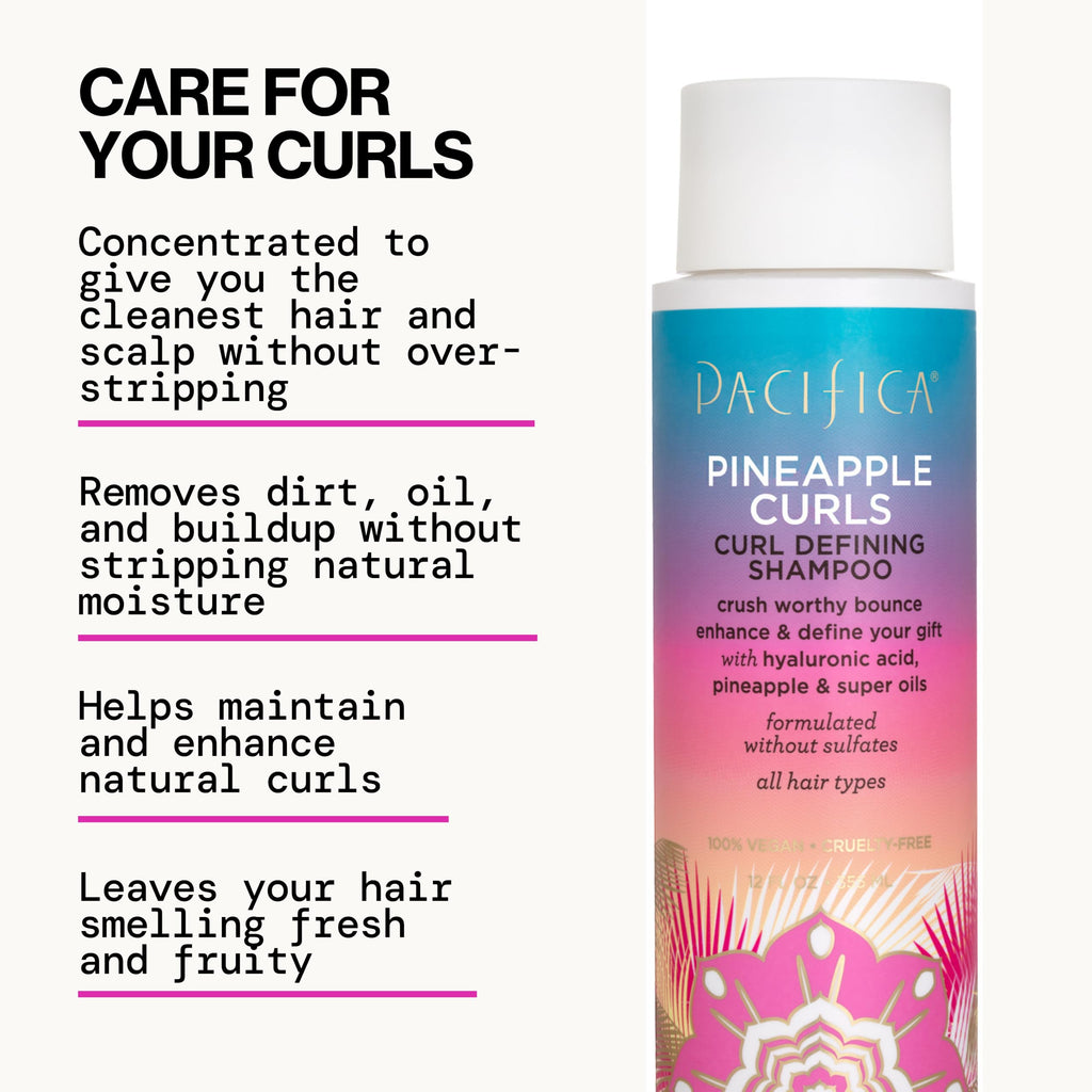Curly Hair Shampoo & Conditioner Set, Sulfate Free C21003