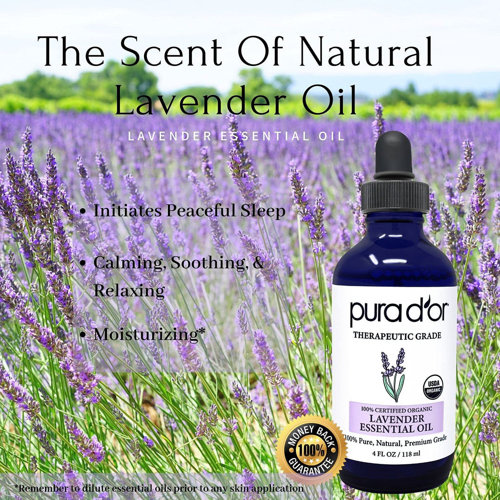 Organic Lavender & Peppermint Essential Oils 4oz P27635