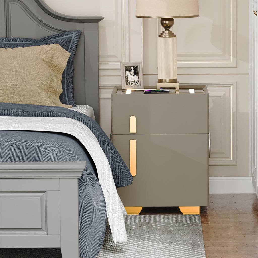 Nightstand with Wireless Charging B24283