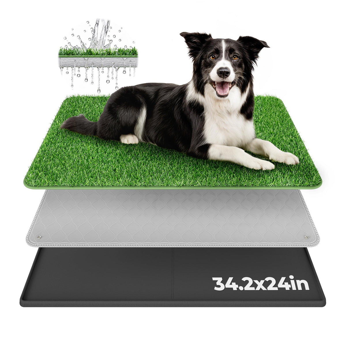 Dog Grass Pad with Tray 34.2"x24" C485