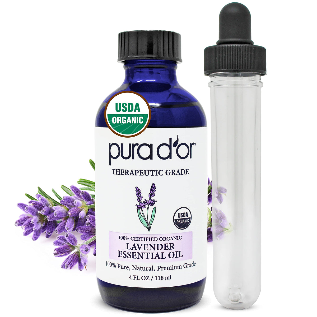 Organic Lavender & Peppermint Essential Oils 4oz P27635