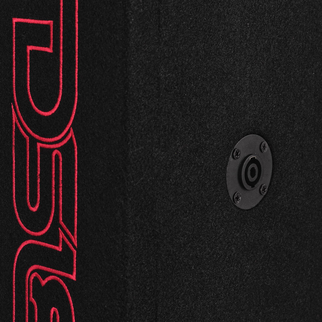 Ported Speaker Box with Dual 8" Mids, Tweeters & Amplifier D880369