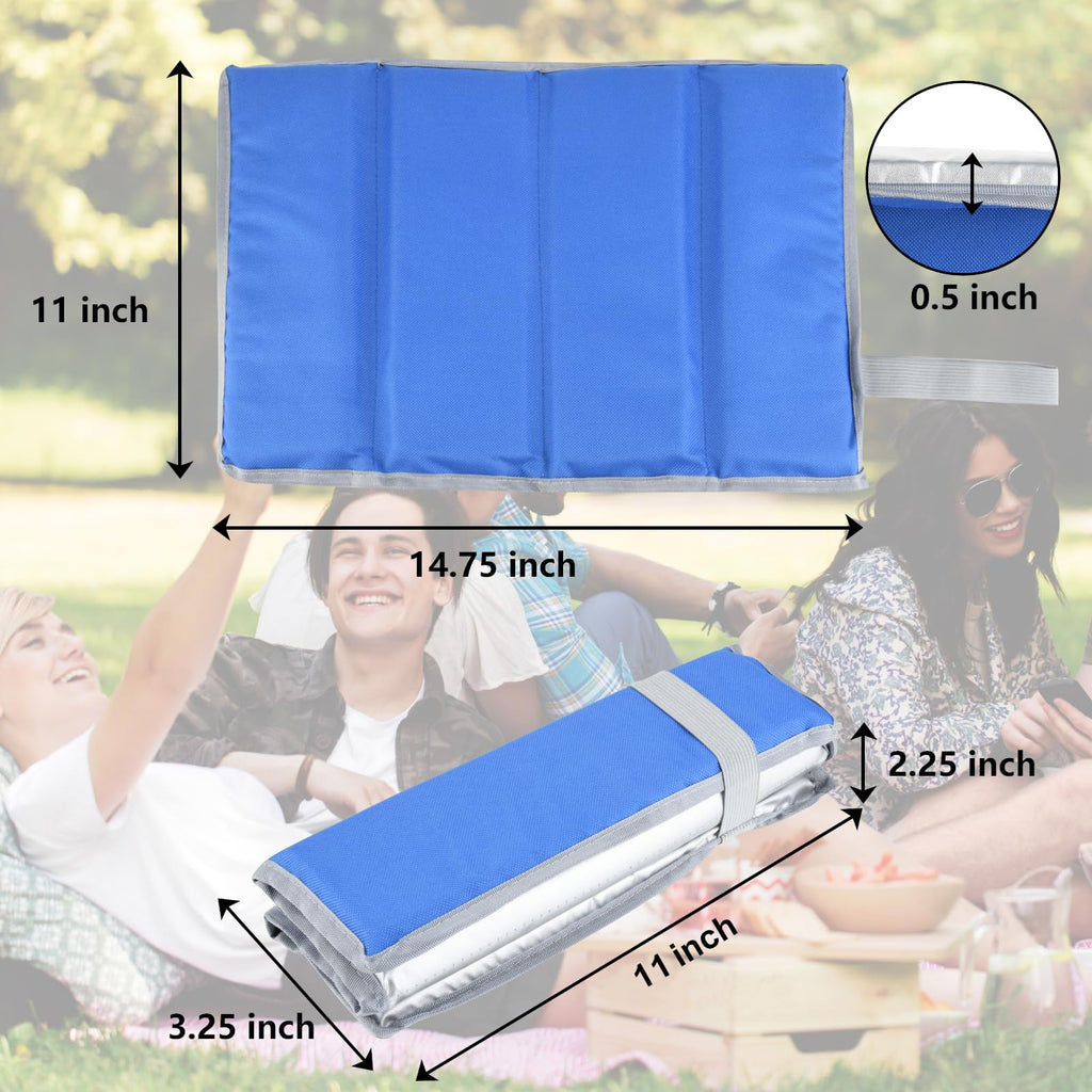 2 Pcs Foldable Foam Seat Cushion J690930