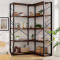 5 Tier L Shaped Corner Bookshelf T314