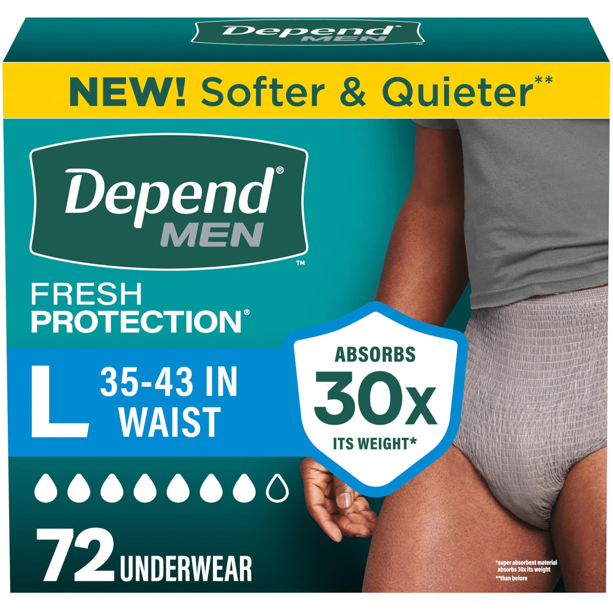 Large 72 Count Adult Diapers Z259