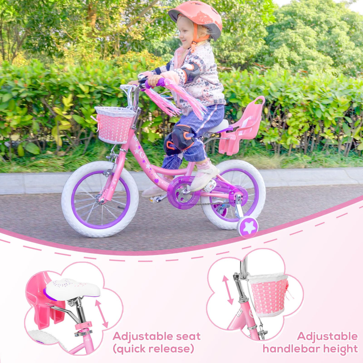 Kids Bike with Training Wheels B398