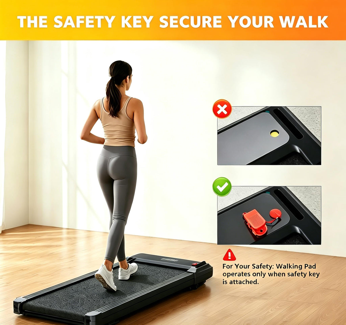 Portable Compact Electric Walking Treadmill A693