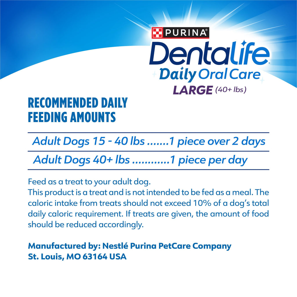 Daily Oral Care Dental Chews for Large Dogs 90 ct T6656