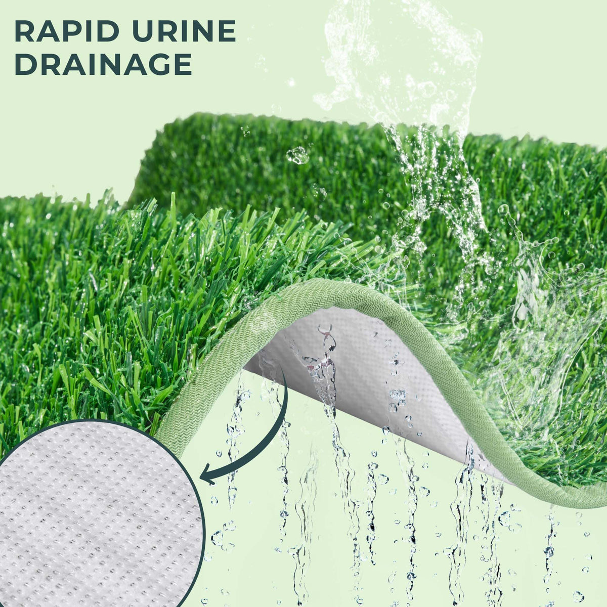 Dog Grass Pad with Tray 34.2"x24" C485