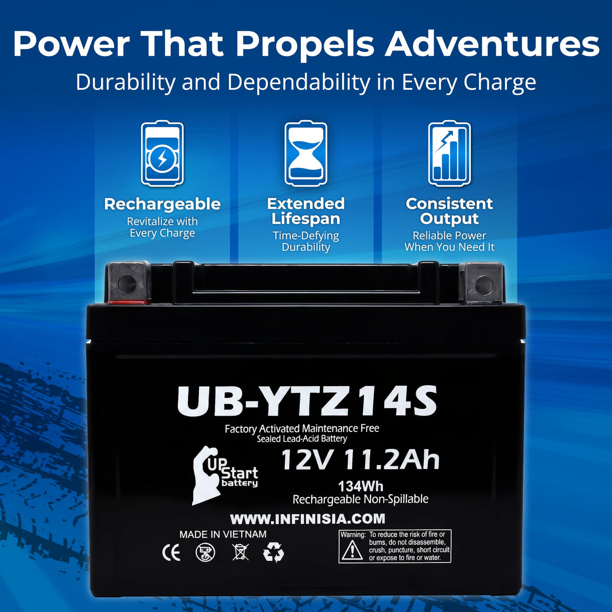 12V 11.2Ah Battery X11744