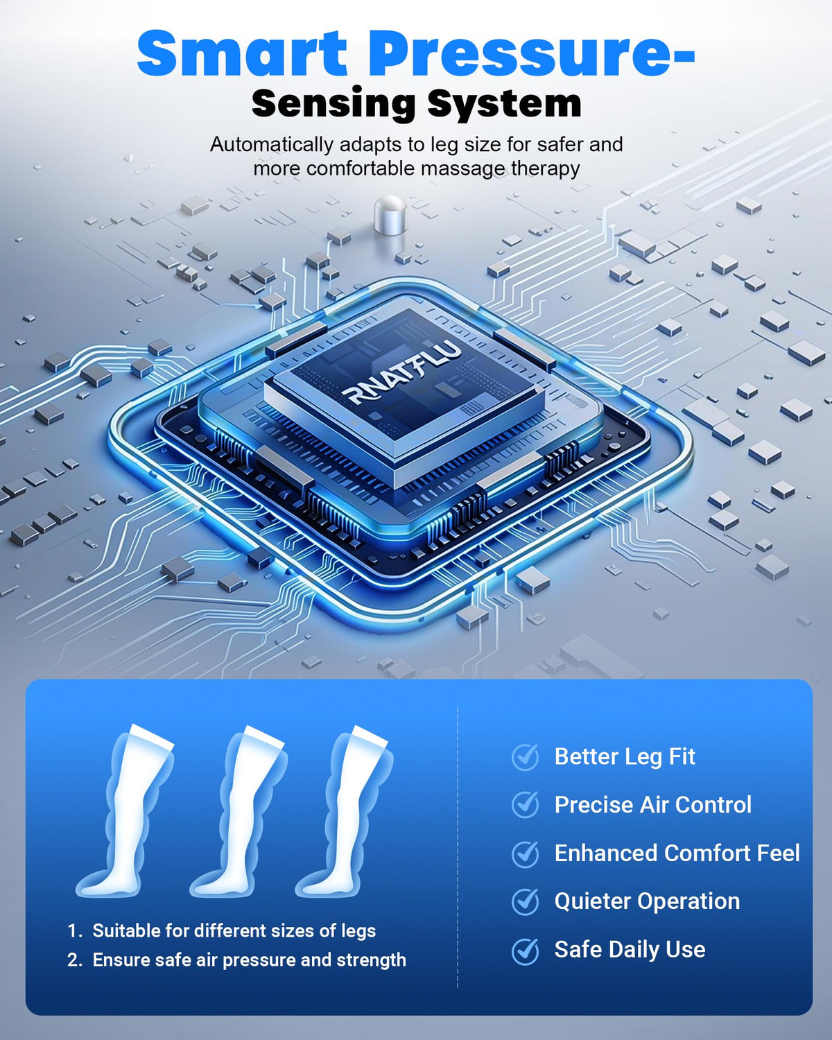 Air Compression Leg Massager with Heat P33615