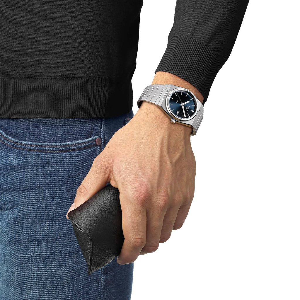40mm Blue Dial Swiss Quartz Men's Watch T3381