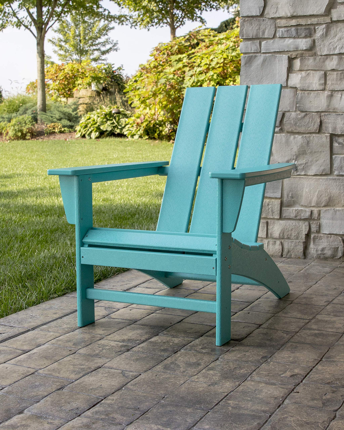 Navy Adirondack Chair & Side Table G306999