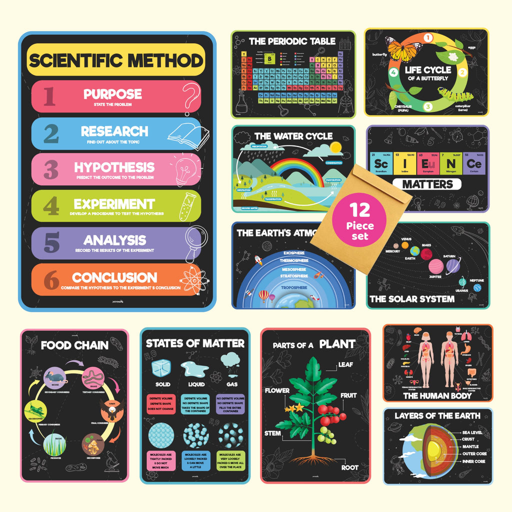 Science Posters for Kids Classroom Decor E32946
