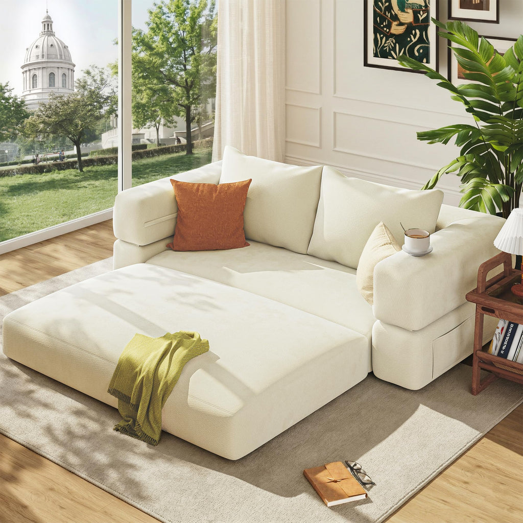 75'' Convertible Sofa Bed Queen I8342
